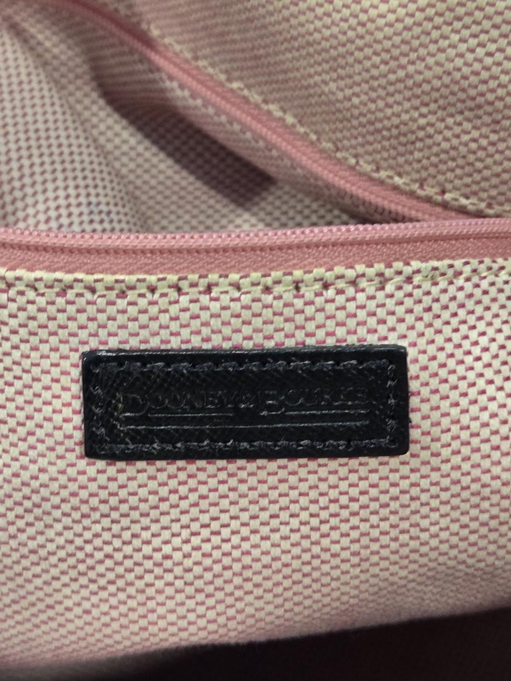 Dooney & Bourke Vintage Large Black and Gray Signature Monogram Shoulder Bag - Picture 13 of 16